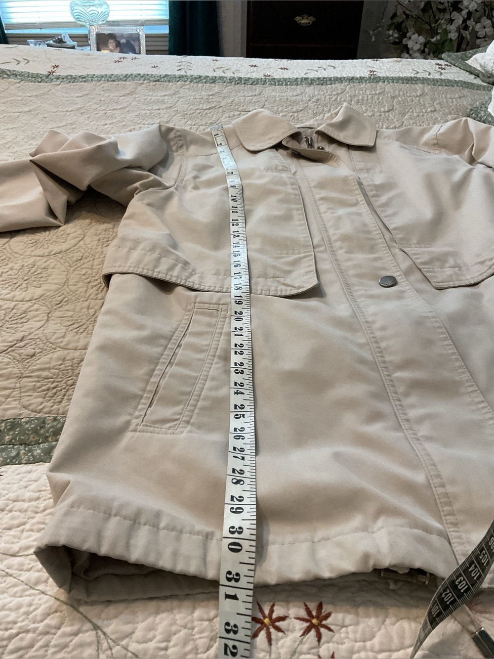 LONDON FOG LIMITED EDITION LADIES HOODED TRENCH COAT MADE IN SRI LANKA SIZE MP - Picture 13 of 16